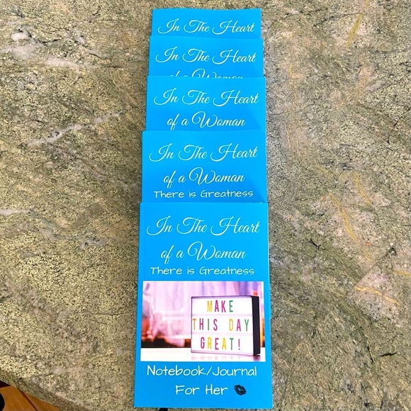 Notebook | Journals for Her. “In The Heart of a Woman There is Greatness” - Picture 3 of 5